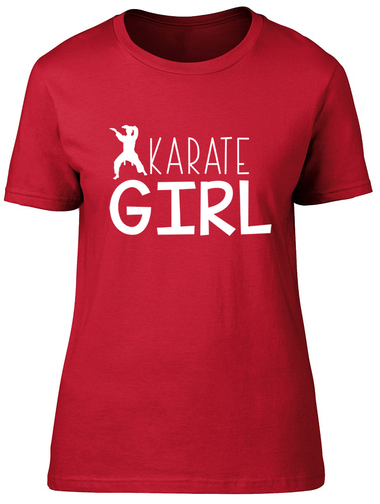 Karate Girl Ladies Womens Fitted TShirt eBay
